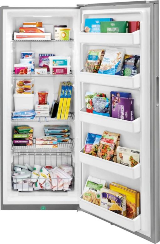Frigidaire 15.5 Cu. Ft. Brushed Steel Garage Ready Upright Freezer - Image 8