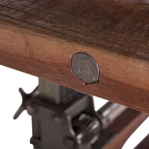 Home Trends & Design Manchester Walnut 84" Dining Table - Image 6