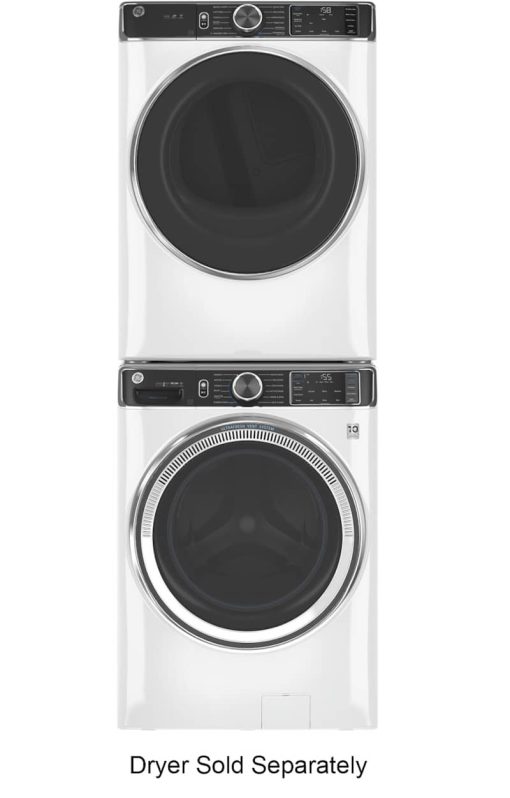 GE ADA 5 Cu. Ft. White Smart Front Load ENERGY STAR Steam Washer With SmartDispense UltraFresh Vent System With OdorBlock And Sanitize + Allergen - Image 8