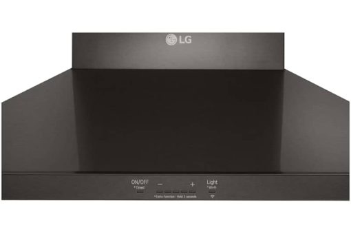 LG 36" Black Stainless Steel Wall Mount Chimney Hood - Image 8