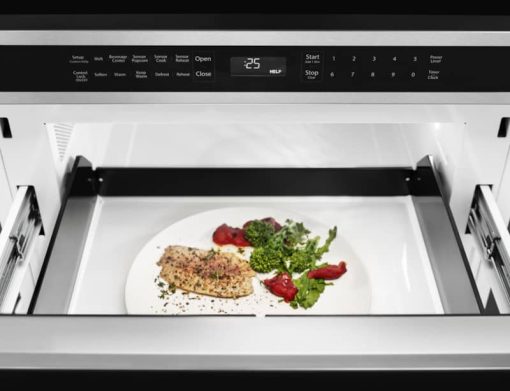 KitchenAid 24" Stainless Steel Under-Counter Microwave Drawer - Image 8