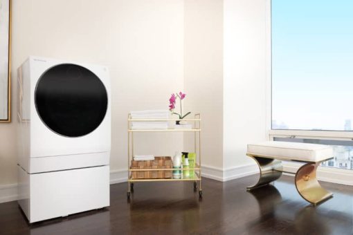 LG SIGNATURE 2.8 Cu. Ft. White Smart Wi-Fi Enabled Front Load Washer & Dryer Combo - Image 8