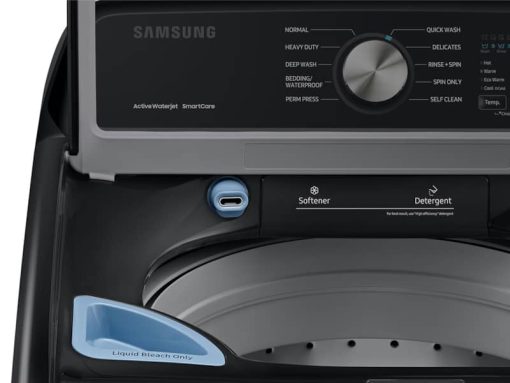 Samsung 4.5 Cu. Ft. Brushed Black Steel Top Load Washer With Active WaterJet - Image 8