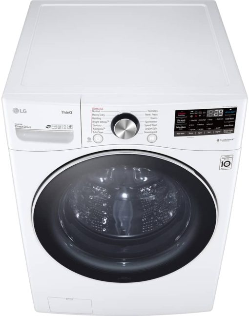 LG 5 Cu. Ft. White Steel Smart Wi-Fi Enabled Front Load Washer With TurboWash 360 And Built-In Intelligence - Image 8
