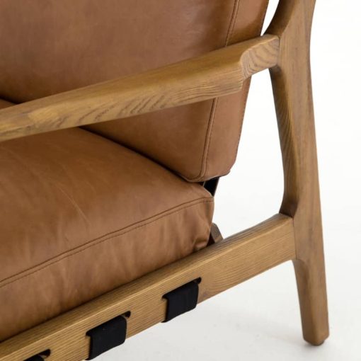 Four Hands Bishop Collection Patina Copper Silas Chair - Image 7