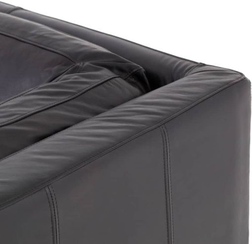 Four Hands Carnegie Collection 94" Rider Black Beckwith Sofa - Image 8