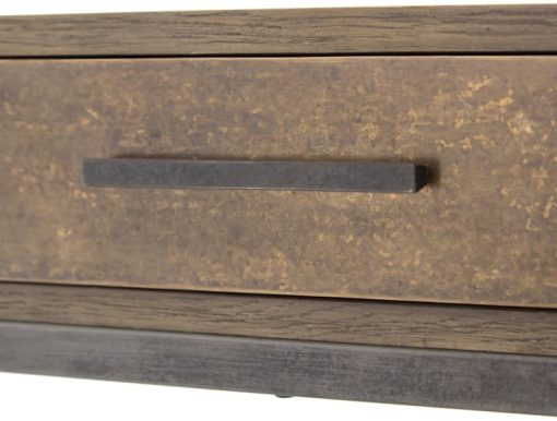 Four Hands Hughes Collection Greyed Oak Sampson Desk - Image 8