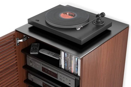BDI Corridor 8172 Chocolate Stained Walnut Audio Tower - Image 8