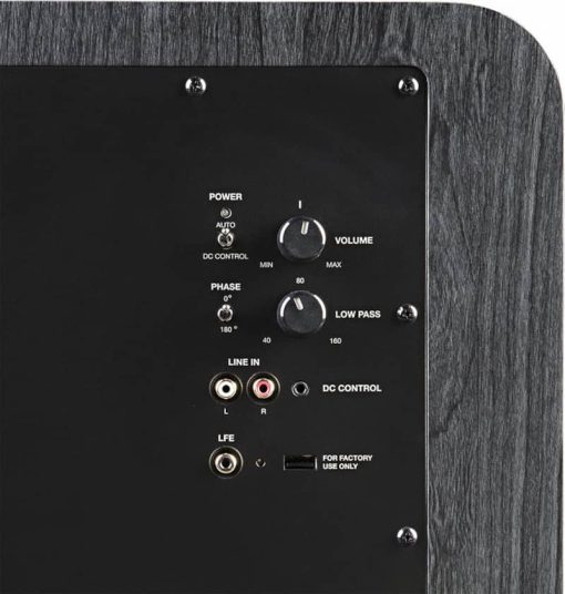 Polk Audio HTS 12" Powered Washed Black Walnut Subwoofer - Image 8