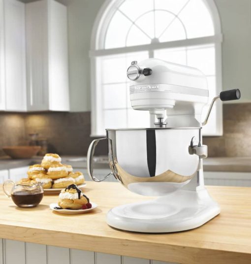 KitchenAid Professional 600 Series 6 Qt. White Bowl-Lift Stand Mixer - Image 2