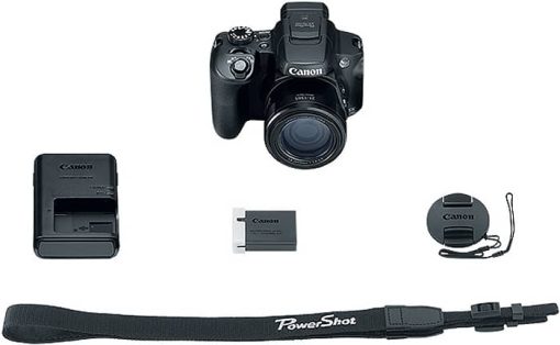 Canon PowerShot SX70 HS Black 20.3 Megapixel Digital Camera - Image 8