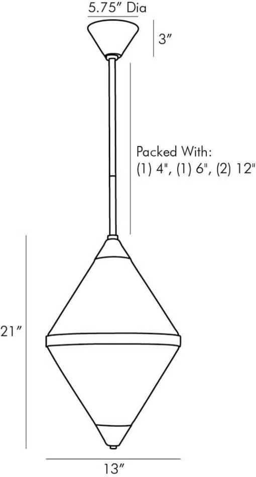 Arteriors Tinker Aged Iron Outdoor Pendant - Image 9