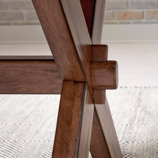 Homestyles Sedona Toffee Rectangular Trestle Dining Table - Image 5