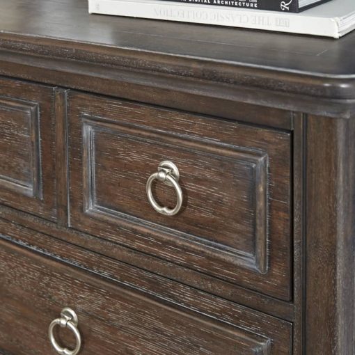 Homestyles Southport Distressed Oak Dresser With Mirror - Image 9