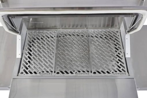 Coyote 36" Stainless Steel Freestanding Pellet Grill - Image 9