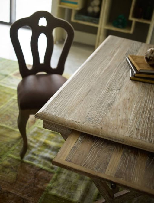 Four Hands Whitewash Palma Desk - Image 8