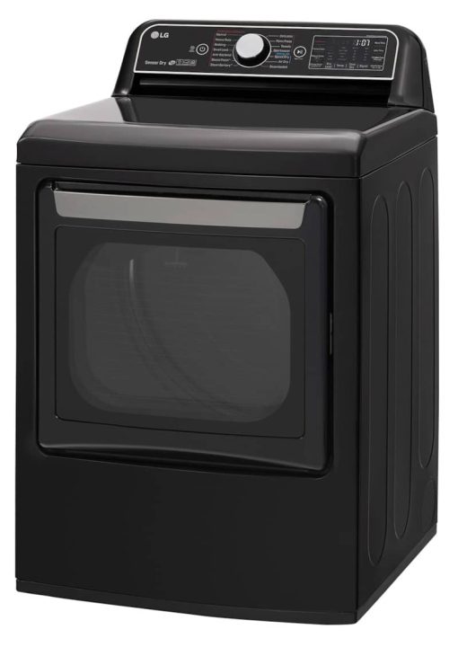 LG 7.3 Cu. Ft. Black Steel Gas Dryer With TurboSteam - Image 9