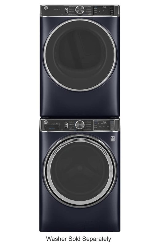 GE ADA 7.8 Cu. Ft. Sapphire Blue Smart Front Load Electric Dryer With Steam - Image 9