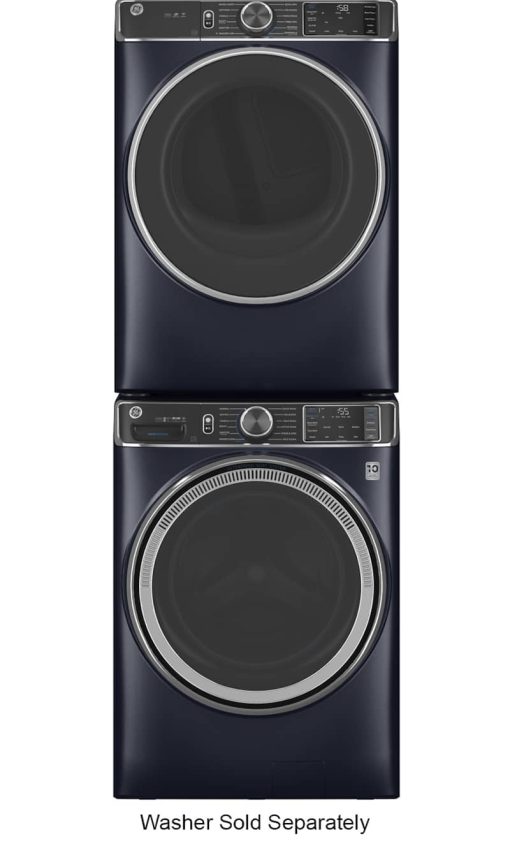 GE ADA 7.8 Cu. Ft. Sapphire Blue Smart Front Load Gas Dryer With Steam And Sanitize Cycle - Image 9