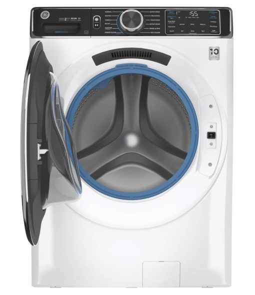 GE ADA 5 Cu. Ft. White Smart Front Load ENERGY STAR Steam Washer With SmartDispense UltraFresh Vent System With OdorBlock And Sanitize + Allergen - Image 9