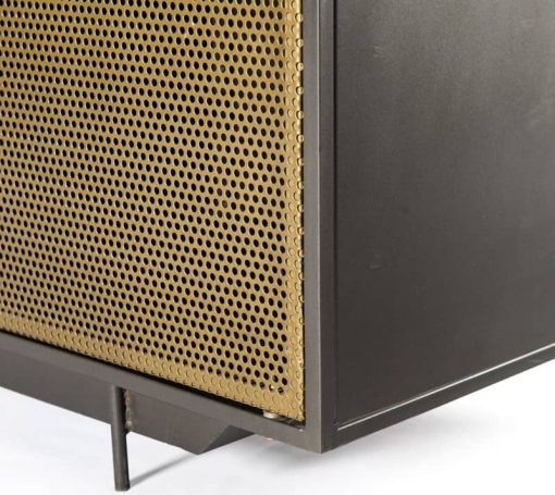 Four Hands Rockwell Collection Gunmetal Hendrick Media Console - Image 7