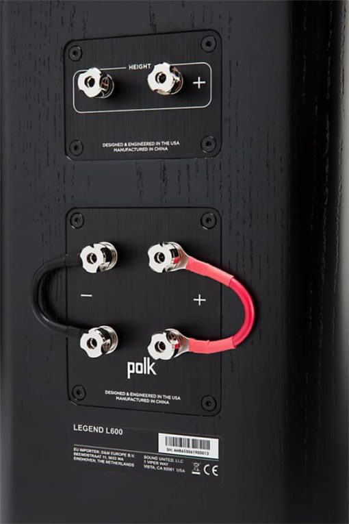 Polk Audio Legend Series L600 Premium Black Ash Floorstanding Tower Loudspeaker (Each) - Image 9