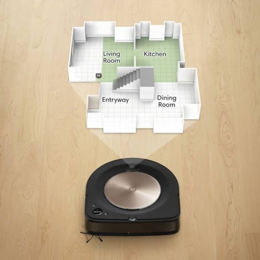 iRobot Roomba s9+ (9550) Wi-Fi Connected Robot Vacuum with Automatic Dirt Disposal - Image 9