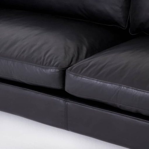 Four Hands Carnegie Collection 94" Rider Black Beckwith Sofa - Image 9