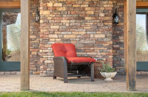 Hanover Strathmere Outdoor Reclining Arm Chair - Image 9