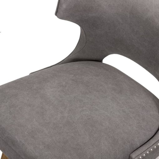 Four Hands Belfast Collection  Canvas Dark Moon Task Bar Stool - Image 10