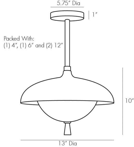 Arteriors Stanwick Aged Brass Outdoor Pendant - Image 10
