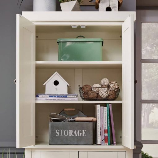 Homestyles Nantucket White Distressed Pantry - Image 10