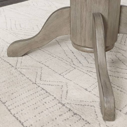 Homestyles Mountain Lodge Gray Round Dining Table - Image 5