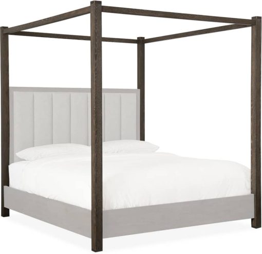 Hooker Furniture Bedroom Miramar Aventura Jackson King Poster Bed With Tall Posts & Canopy - Image 10