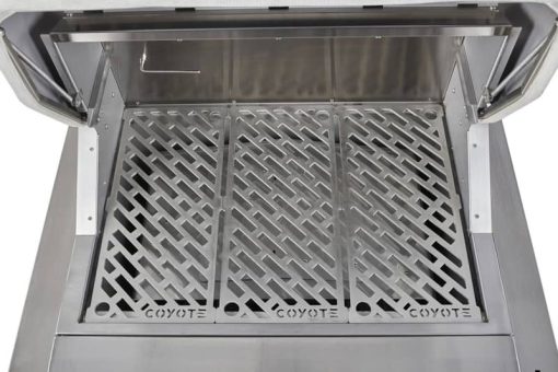 Coyote 28" Stainless Steel Freestanding Pellet Grill - Image 10