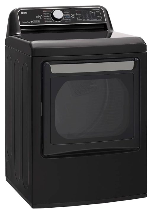 LG 7.3 Cu. Ft. Black Steel Gas Dryer With TurboSteam - Image 10