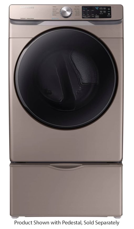 Samsung ADA 7.5 Cu. Ft. Champagne Front Load Electric Dryer With Steam Sanitize+ - Image 10