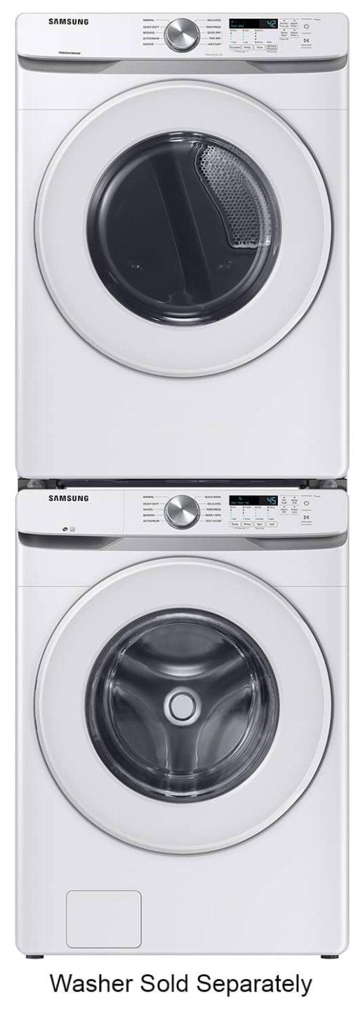 Samsung ADA 7.5 Cu. Ft. White Gas Long Vent Dryer With Sensor Dry - Image 10