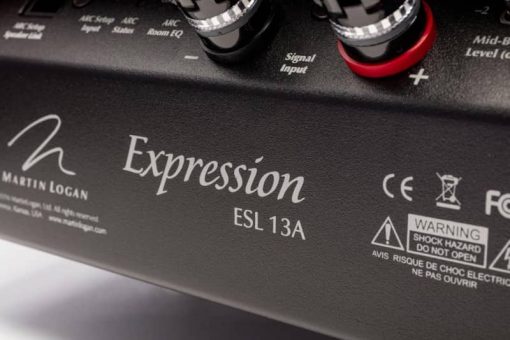 MartinLogan Expression ESL 13A Dark Cherry Floorstanding Speakers (Pair) - Image 10