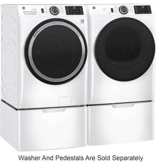 GE ADA 7.8 Cu. Ft. White Smart Front Load Gas Dryer With Sanitize Cycle - Image 10