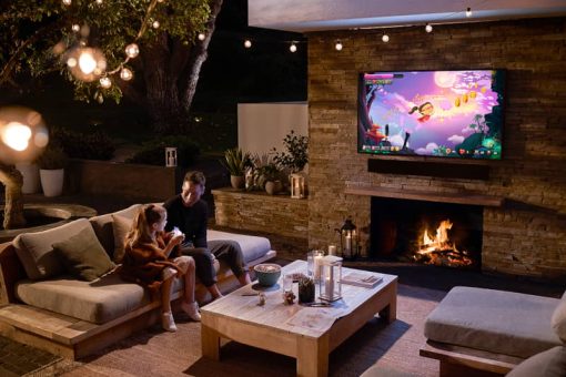 Samsung 65" The Terrace Black QLED 4K UHD Outdoor Smart HDTV - Image 10