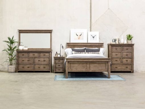 Four Hands Reclaimed Collection Sundried Ash Queen Platform Bed - Image 10