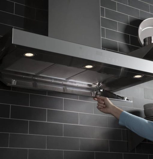 GE 36" Stainless Steel Smart Designer Wall Mount Hood With Perimeter Venting - Image 10