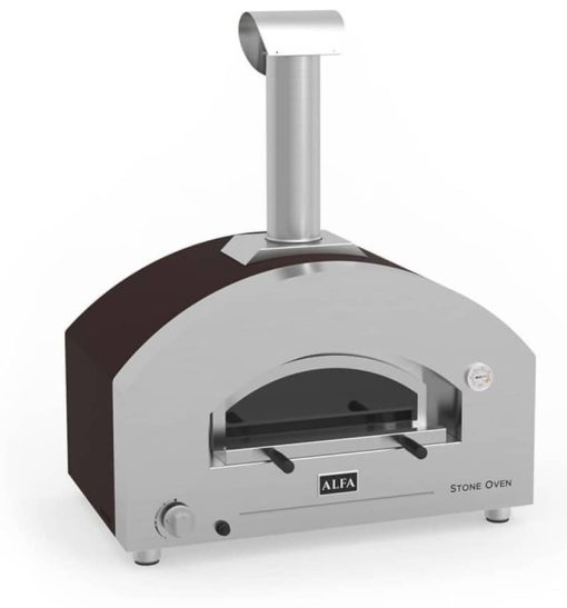 Alfa Copper Medium 27" Natural Gas Stone Pizza Oven - Image 2