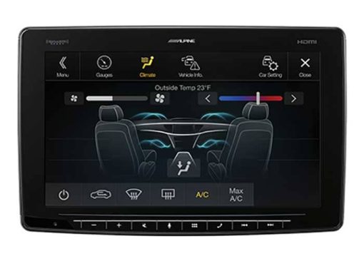 Alpine 11" Mech-Less Audio Video Receiver - Image 4
