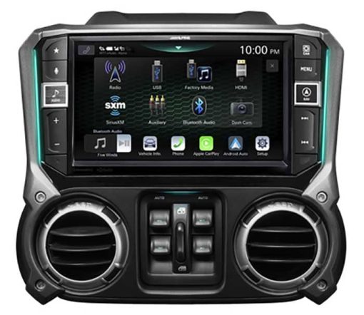 Alpine 9" Digital Media Receiver w/ Hi-Res Audio Playback For 2011-18 Jeep Wrangler