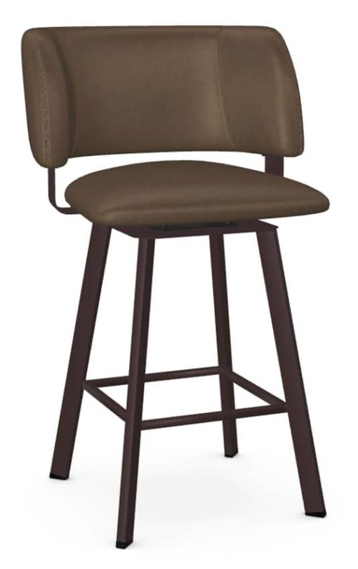 Amisco Easton Oxidado/Roasted Swivel Counter Stool