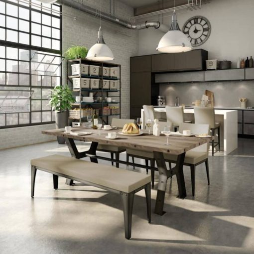 Amisco Pablo Black Coral/Silverpoint Dining Chair - Image 2