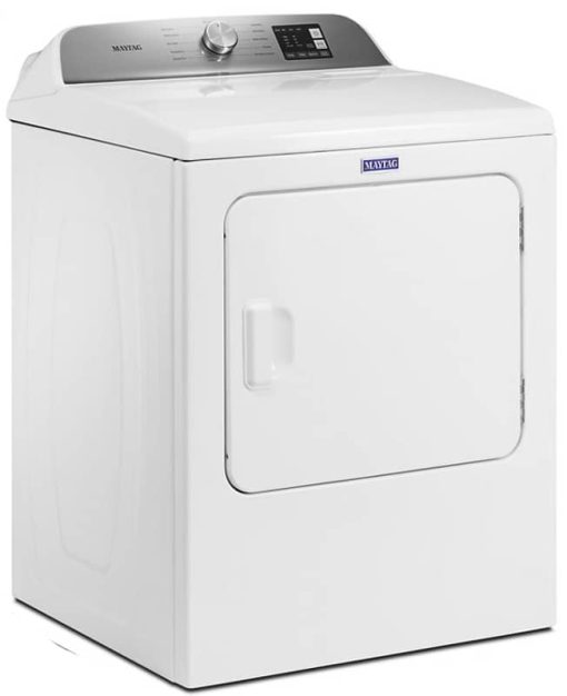 Maytag 7 Cu. Ft. White Electric Dryer With Moisture Sensing - Image 3