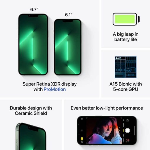 Apple 1TB Alpine Green iPhone 13 Pro Max Cellular Phone - Image 6